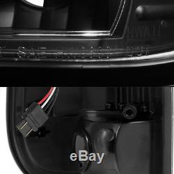 Fit 1997-03 F150 1999-07 F-Series Super Duty LED Tube Style Black Taillights