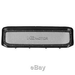 Fit 1999-2004 Ford F250 F350 Super Duty Mesh Rivet Bumper Hood Grille with Shell