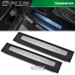 Fit For 17-22 Super Duty Illuminated Platinum Door Sill Plate Set Crew Cab Only