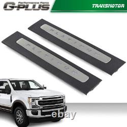 Fit For 17-22 Super Duty Illuminated Platinum Door Sill Plate Set Crew Cab Only