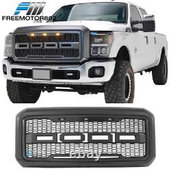 Fits 11-16 Ford F250 F350 Super Duty New Raptor Style Front Bumper Grille ABS