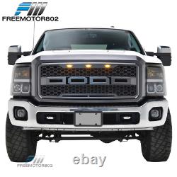 Fits 11-16 Ford F250 F350 Super Duty New Raptor Style Front Bumper Grille ABS