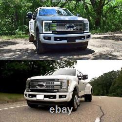 Fits 2017-2019 Super Duty F250 F350 Ford Platinum Bumper Chrome Grille Grill