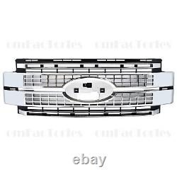 Fits 2017-2019 Super Duty F250 F350 Ford Platinum Bumper Chrome Grille Grill