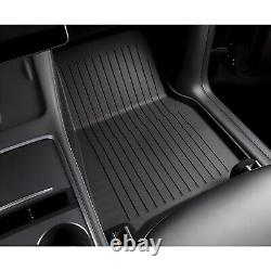 Floor Mats for Tesla Model Y 5-Seat 2021-2023 Custom-Fit All-Weather Protection