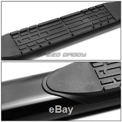For 04-14 Ford F150 Ext/super Cab 4oval Black Side Step Nerf Bar Running Board