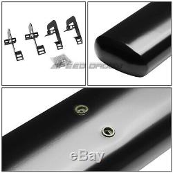 For 04-14 Ford F150 Ext/super Cab 4oval Black Side Step Nerf Bar Running Board