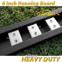 For 09-14 Ford F150 Super Crew Cab 6 Nerf Bar Running Board Side Step BLK H