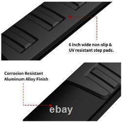 For 15-21 Ford F-150 Super Crew Cab 6 Running Boards Side Steps Nerf Bars Pair