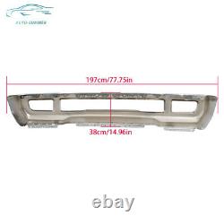 For 2017 2018 2019 Ford F250 F350 Super Duty with Fog Front Bumper Face Bar Chrome