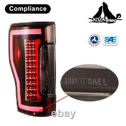 For 2017-2019 Ford F-Series Super Duty LED Tail Lights Sequential Turn Signal