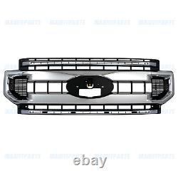 For 2020-2022 Ford F250 F350 F450 Super Duty Front Grille Chrome LC3Z-8200-BA