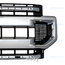 For 2020-2022 Ford F250 F350 F450 Super Duty Front Grille Chrome LC3Z-8200-BA