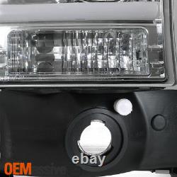 For 99-04 Ford F250 Super Duty / 00-04 Ford Excursion Light Projector Headlights