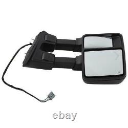 For 99-07 Ford F250 Super Duty Towing Mirrors Power Heated Smoke Turn Signal