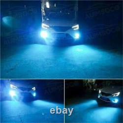 For Chevy Silverado 1500 2500HD 2007-2015 Blue LED Headlight Fog Light DRL A+