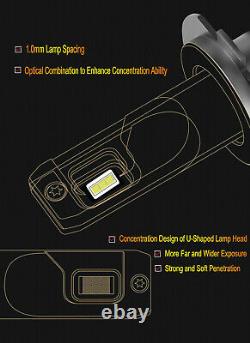 For Chevy Silverado 1500 2500 2004 2005 Combo LED Headlight Fog Light Bulb F6 A+