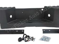 For Ford 2008-2012 Super Duty Rear Bumper Chrome Assy Pad Bracket WithO Sensor