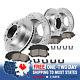For Ford F250 F350 Excursion 4wd 4x4 Front And Rear Brake Rotors & Ceramic Pads