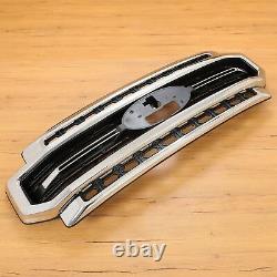 For Ford F-250 F-350 Super Duty 2020 2021 2022 Chrome Front Upper Bumper Grille