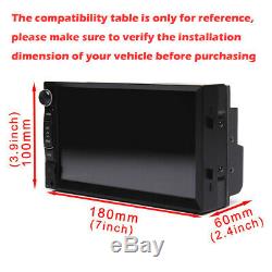 For Sony Lens Bluetooth Car Stereo Radio USB In-Dash WIFI GPS Navi+Backup Camera