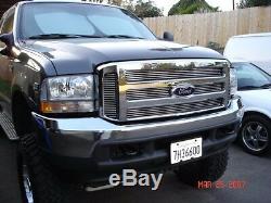 Ford CHROME Grille CONVERSION Fits 1999-2004 Super Duty 2005 2006 2007 F250 F350
