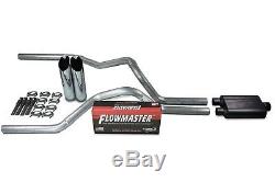 Ford F-150 Truck 04-14 2.5 Dual Exhaust Kits Flowmaster Super 44 Slash Tip