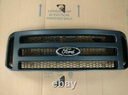 Ford MATTE BLACK emblem Grille CONVERSION 1999-2004 Super Duty F250 F350 F450