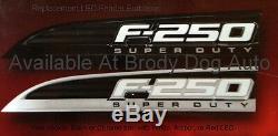 Ford Super duty F250 LED Lighted Fender Emblems 2011,12,13,14,15,16 By Recon