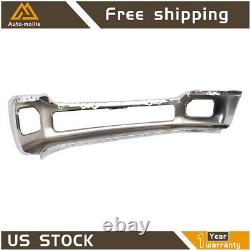 Front Bumper For 2011-2016 F-250 F-350 Super Duty Truck Chrome Steel Replcement