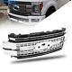 Front Chrome&black Grille For 2017-2019 Ford F-250 F-350 F-450 Super Duty