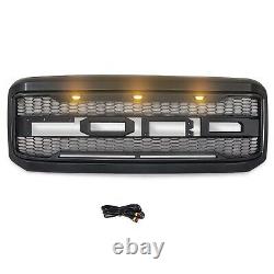 Front Grille fit for 2005 2006 2007 Ford F250 F350 Super Duty Grill Bumper Black