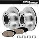 Front Rotors And Ceramic Pads For Ford F-250 F-350 F-450 Super Duty