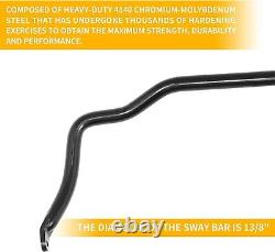 Front Sway Bar Kit Solid Heat Treated 7718 For 08-19 E-450 Super Duty