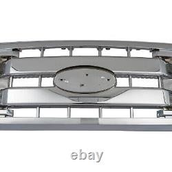 Front Upper Grill Chrome For Ford 2011-2016 F250 F350 F450 F550 Super Duty