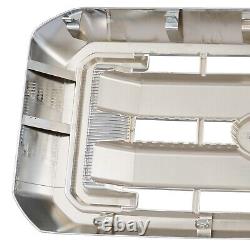 Front Upper Grill Chrome For Ford 2011-2016 F250 F350 F450 F550 Super Duty