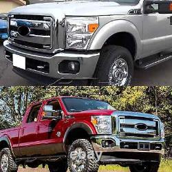 Front Upper Grill Chrome For Ford 2011-2016 F250 F350 F450 F550 Super Duty