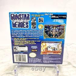 Game Boy Advanced Gunstar Super Heroes Sealed GBA Clean Condition NEW