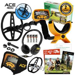Garrett ACE 400 Metal Detector Anniversary Special with Pinpointer, Box, and Book
