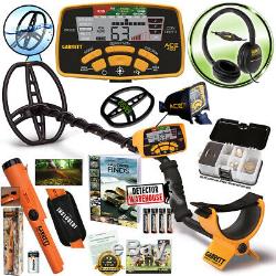 Garrett ACE 400 Metal Detector with Headphones & Propointer AT, Free Accessories