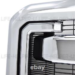 Grill Assembly For 2011-2016 F250/F350/F450/F550 Super Duty Chrome Grill