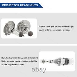 Halogen Headlight For 2008-2014 Ford E-350 Super Duty E-150 E-250 With Bulbs