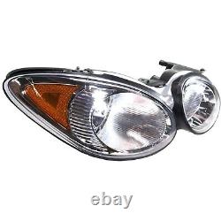 Headlight Set For 2008-2009 Buick LaCrosse Allure Left & Right Side with bulb