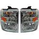 Headlight Set For 2008-2014 Ford E-350 Super Duty Left And Right Capa 2pc
