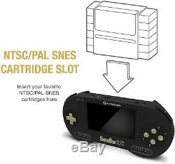 Hyperkin SupaBoy Blackgold Portable Console for Nintendo SNES / Super Famicom