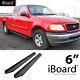 Iboard Black Running Boards Style Fit 99-03 Ford F150/f250 Light Duty Super Cab