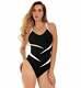 Instantfigure Womens Compression Two Tone Super Slimming All Over Body Control