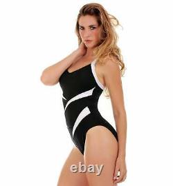 InstantFigure Womens Compression Two Tone Super Slimming All Over Body Control