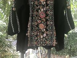 Johnny Was Embroidered Chandra Linen Top Size XL New With Tags