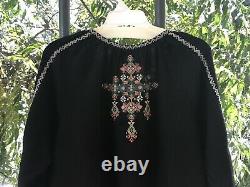 Johnny Was Embroidered Chandra Linen Top Size XL New With Tags